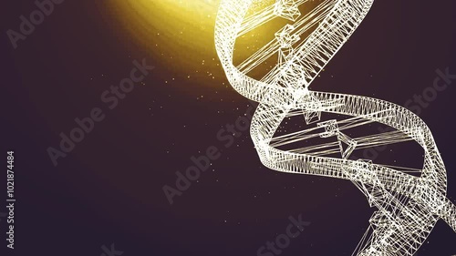 gold Science abstract background