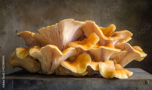 Golden Oyster mushrooms photo