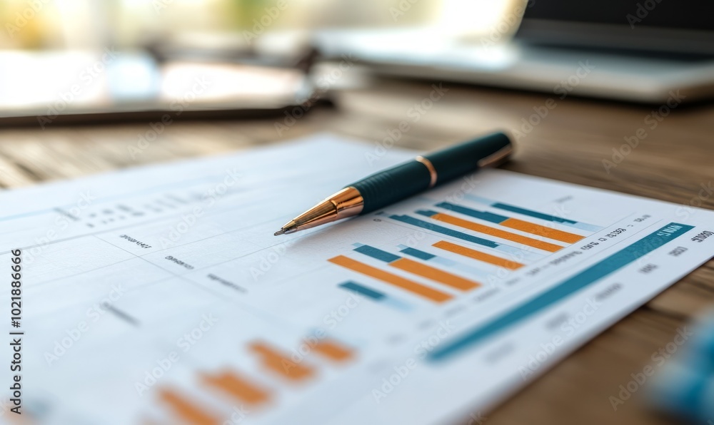 Financial rising graph and chart with lines and numbers Financial rising graph and chart with lines and numbers