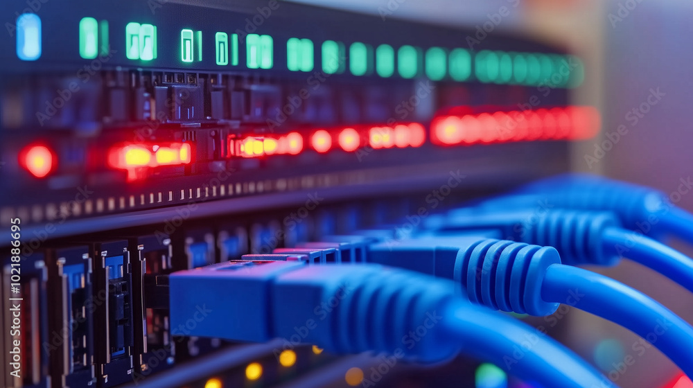 Efficient Cable Management & IT Maintenance: Organized Network Ethernet Cables for Professional Tech Setup Efficient Cable Management & IT Maintenance: Organized Network Ethernet Cables for Professional Tech Setup