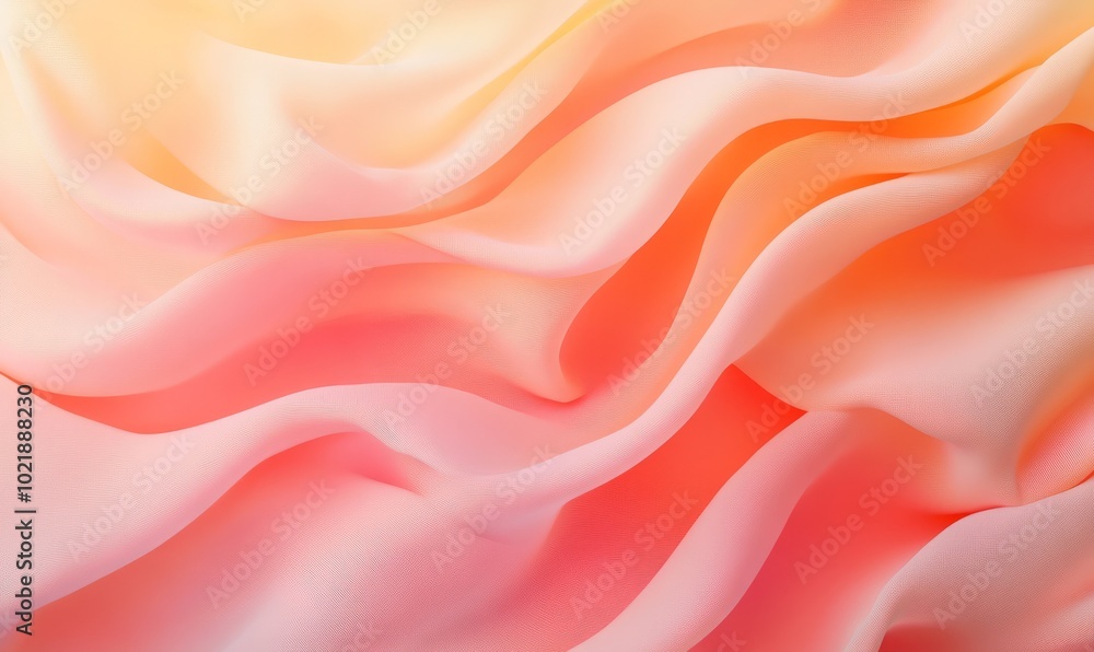 Gradient from pale peach to warm coral, with a smooth, radiant texture that feels fresh and inviting, perfect for spring and summer themes