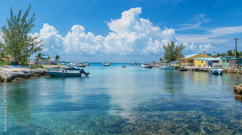 Obraz premium Tropical Serenity with a Pristine Waters and Coastal Beauty