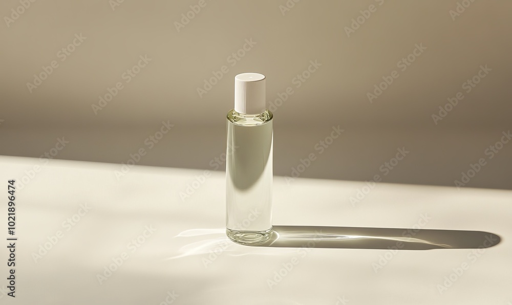 Pattern of bottle with micellar water, essence of natural oil, serum for the face. Pattern of bottle with micellar water, essence of natural oil, serum for the face.