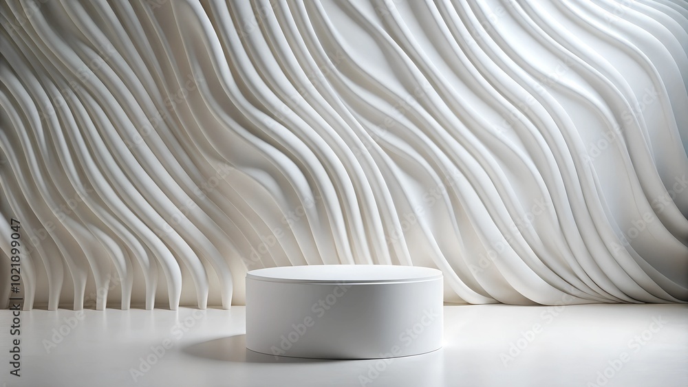 white texture podium white texture podium