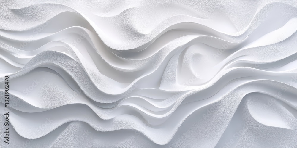 A seamless pattern of an intricate white wall texture with a complex wavy design, perfect for adding depth and dimension to your projects. A seamless pattern of an intricate white wall texture with a complex wavy design, perfect for adding depth and dimension to your projects.