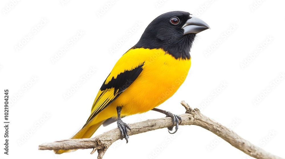Greater Ani Vando Bird Perched On A Branch On A White Background, Realistic Photo, Wallpaper, Cover and Screen for Smartphone, PC, Laptop, 9:16 and 16:9 Format Greater Ani Vando Bird Perched On A Branch On A White Background, Realistic Photo, Wallpaper, Cover and Screen for Smartphone, PC, Laptop, 9:16 and 16:9 Format