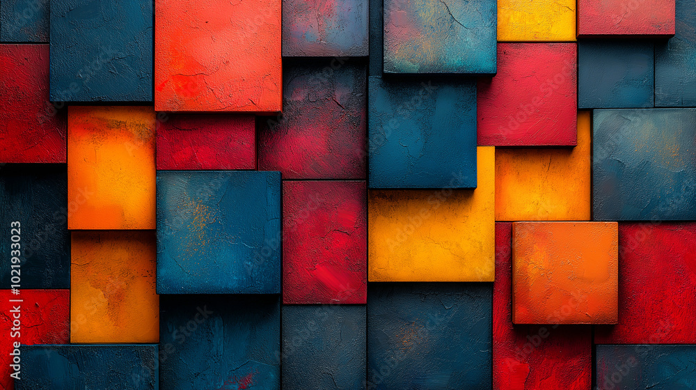A vibrant mosaic of squares with bold hues, creating a dynamic visual tapestry. A vibrant mosaic of squares with bold hues, creating a dynamic visual tapestry.