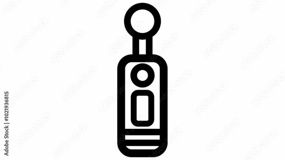 Toothbrush icon animation - icon symbol motion design Toothbrush icon animation - icon symbol motion design