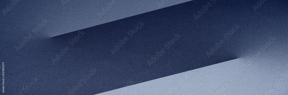 Gray dusty powder pastel denim soft blue silver white abstract background. Color gradient ombre. Geometric shape. Stripe line angle diagonal.Rough noise grunge grain mesh. Design template. Wide banner