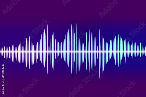 Conceptual image of sound wave, acoustics and sound vibrations, oscillations in space, Auditory System, concept Hearing Test, meditation and sound therapy, audio technologies and sound design