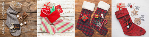 Set of Christmas socks with...