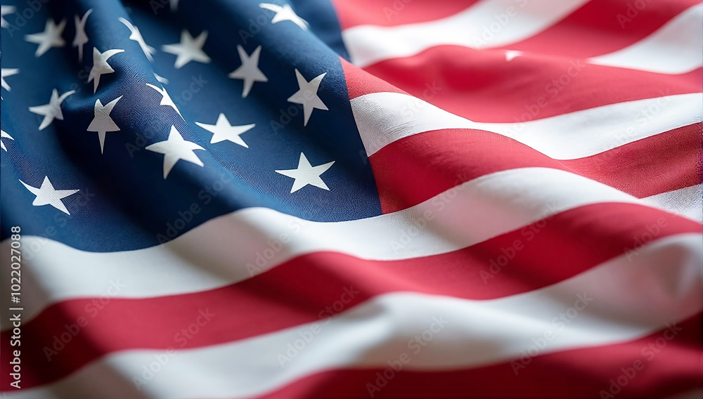 American Flag of the United States, banner or poster. USA American Flag of the United States, banner or poster. USA