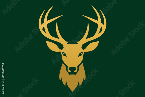 golden milwaukee bucks silhouette vector illustration