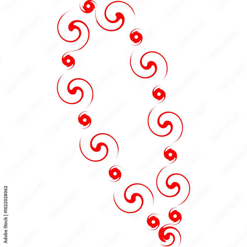 Decorative Wavy Aesthetic Abstract Line Art Elements Decorative Wavy Aesthetic Abstract Line Art Elements