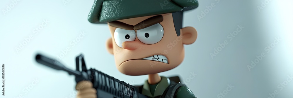 3d animated cartoon of soldier 3d animated cartoon of soldier