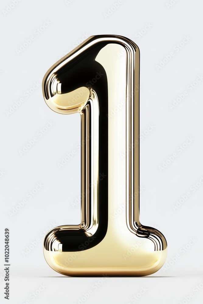 A sleek metallic 3D number 1 with glossy reflections, symbolizing strength and reliability, perfect for business presentations. A sleek metallic 3D number 1 with glossy reflections, symbolizing strength and reliability, perfect for business presentations.
