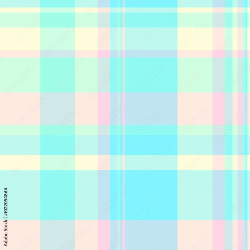 Group check textile vector, reel fabric seamless pattern. Design tartan texture plaid background in light and teal colors. Group check textile vector, reel fabric seamless pattern. Design tartan texture plaid background in light and teal colors.