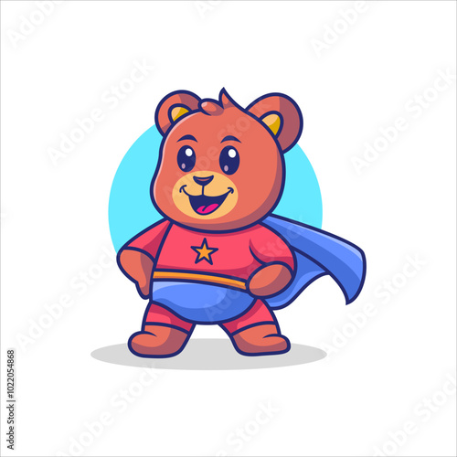 Hero Bear Logo Template