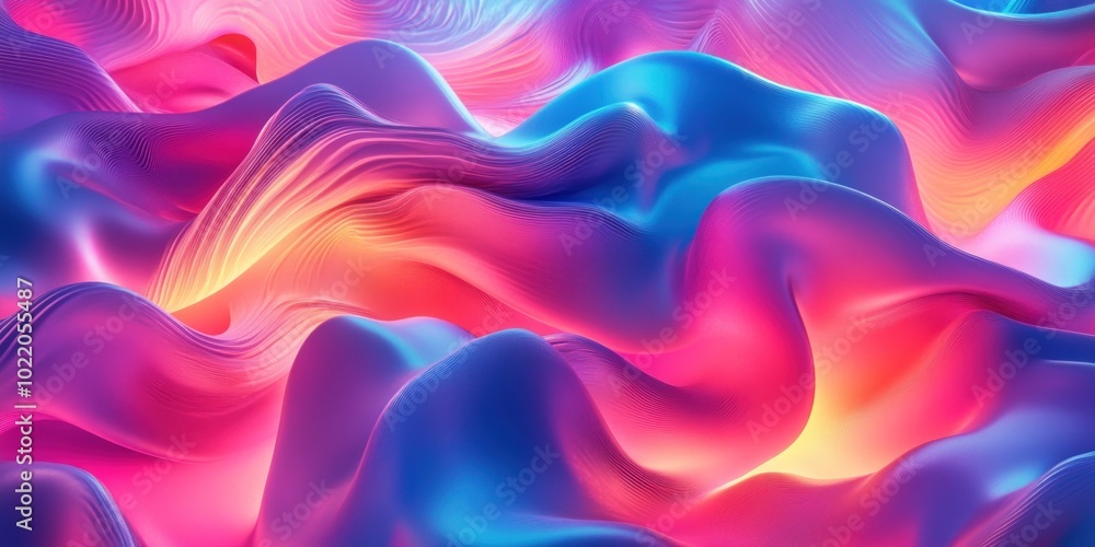 Abstract colorful flowing digital waves background. Abstract colorful flowing digital waves background.