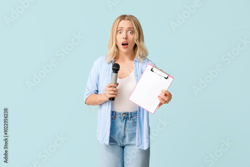 Portrait of female journali...