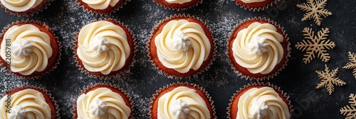 cupcakes, Winter frosting