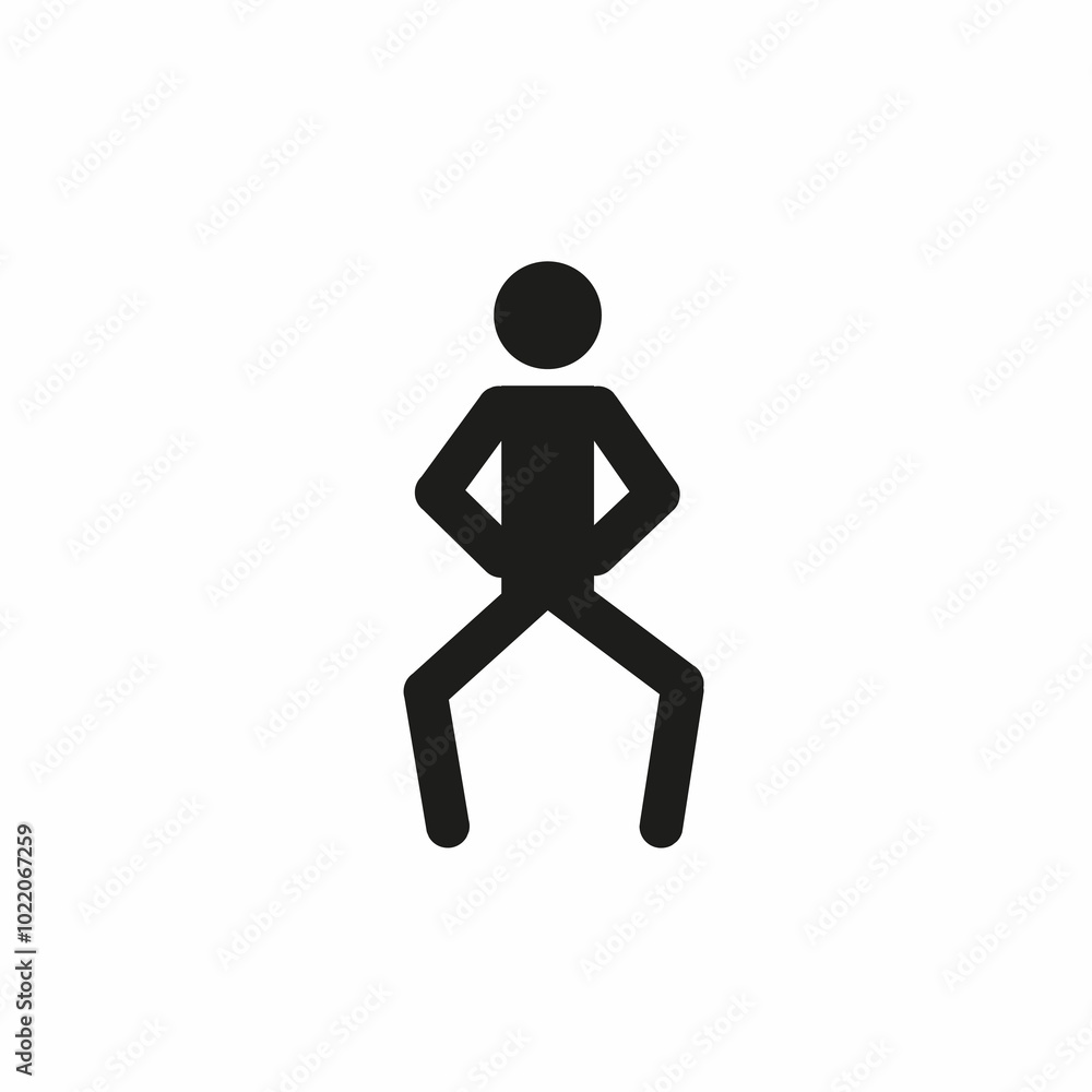 dancing stick man on isolated white background dancing stick man on isolated white background