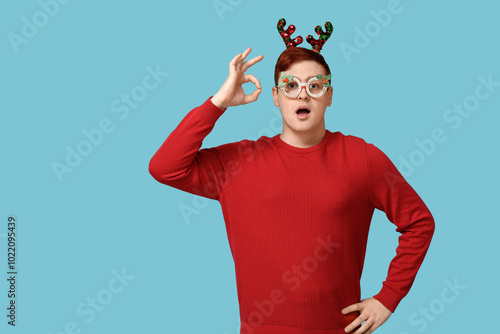 Handsome young man in warm ...