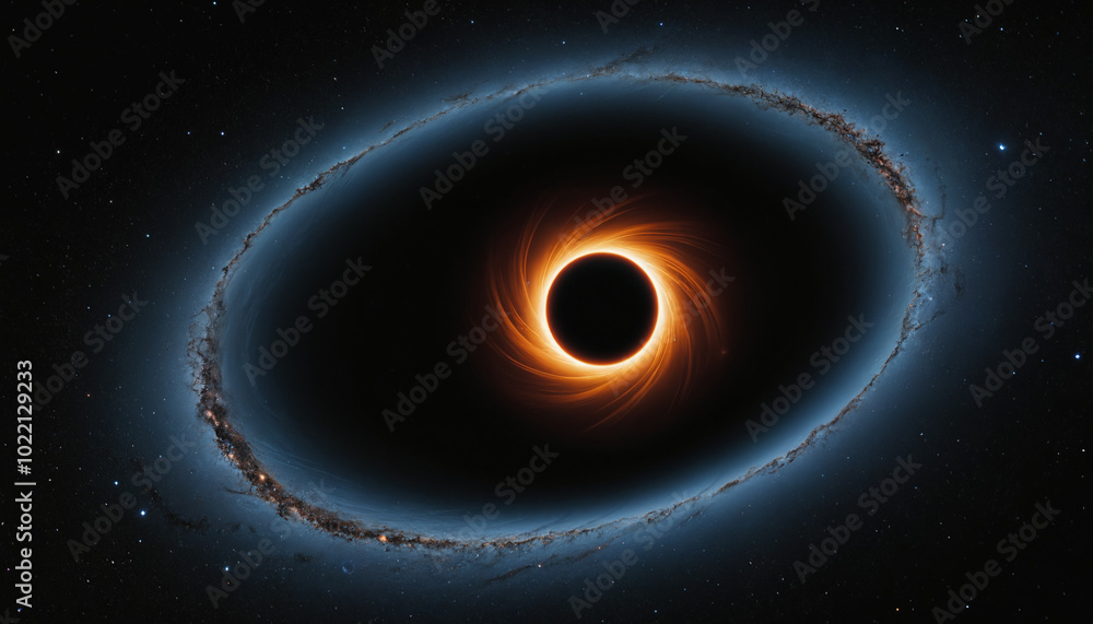 A black hole in space visualization, a black hole eating a star, creepy and mysterious visual for space journals and articles A black hole in space visualization, a black hole eating a star, creepy and mysterious visual for space journals and articles