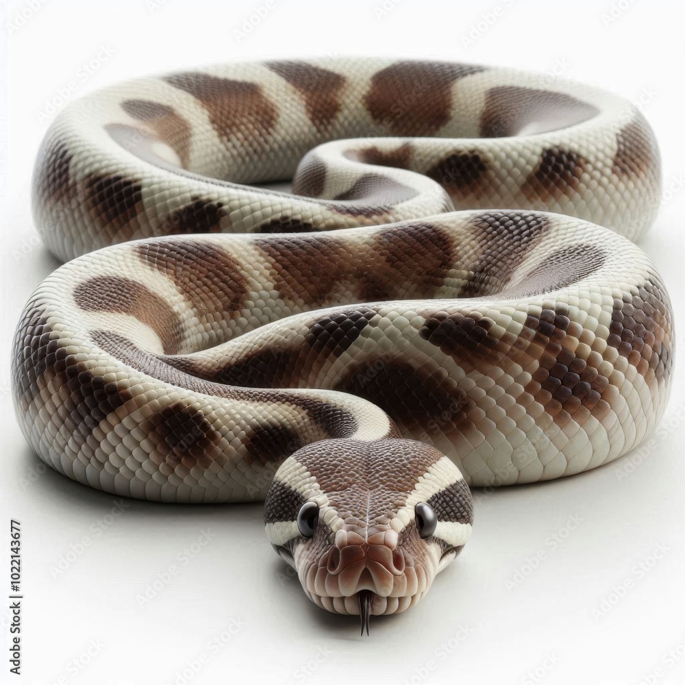 Fototapeta premium snake on white background