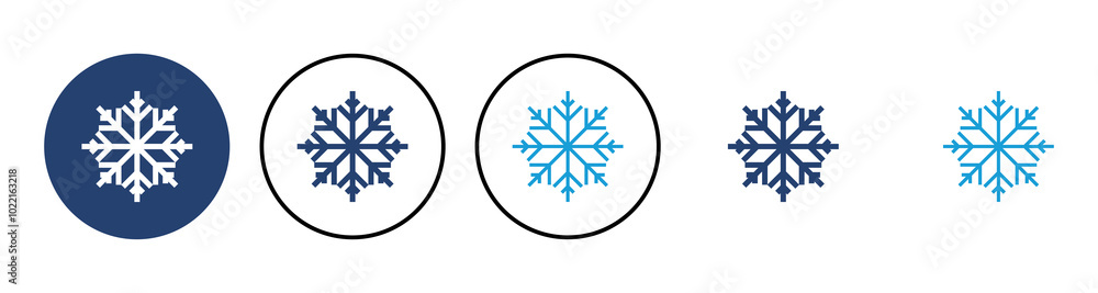 Snow icon vector. snowflake icon vector Snow icon vector. snowflake icon vector