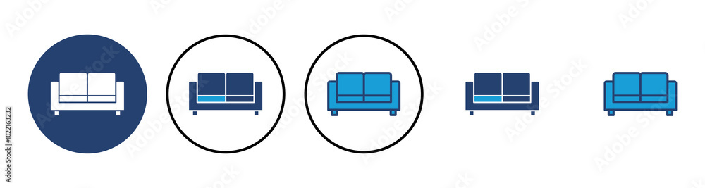 Sofa icon vector. sofa icon illustration Sofa icon vector. sofa icon illustration