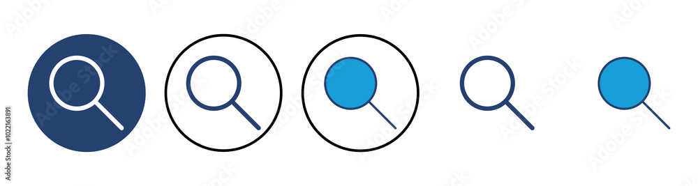 Search icon vector. search magnifying glass icon Search icon vector. search magnifying glass icon