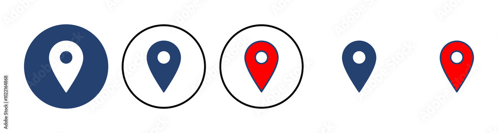 Pin icon vector. Location icon vector. destination icon. map pin Pin icon vector. Location icon vector. destination icon. map pin
