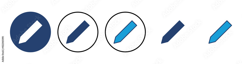 Pencil icon vector. pen symbol. edit icon vector Pencil icon vector. pen symbol. edit icon vector