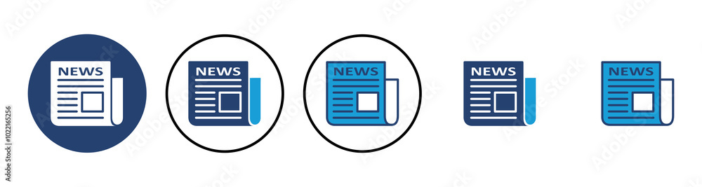 Newspaper icon vector. news paper vector sign Newspaper icon vector. news paper vector sign