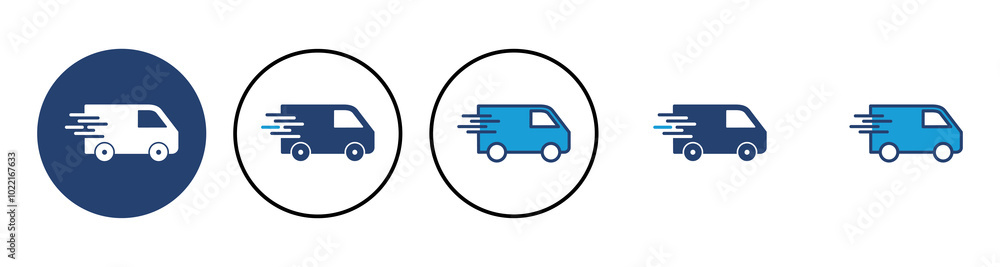 Fast shipping delivery truck icon vector. Delivery truck icon. fast delivery icon Fast shipping delivery truck icon vector. Delivery truck icon. fast delivery icon