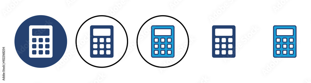 Calculator icon vector. Accounting calculator icon. calculator vector Calculator icon vector. Accounting calculator icon. calculator vector