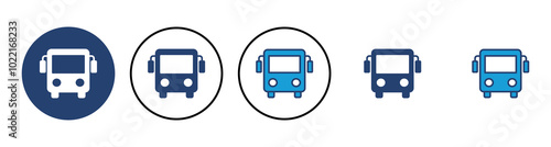 Bus icon vector. bus vector icon