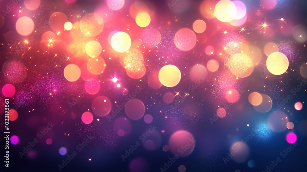 Colorful Bokeh Background with Soft Light Effects Colorful Bokeh Background with Soft Light Effects