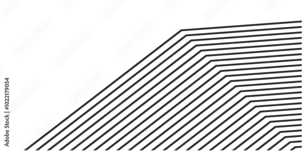 Abstract black and white wave lines pattern on white background Abstract black and white wave lines pattern on white background