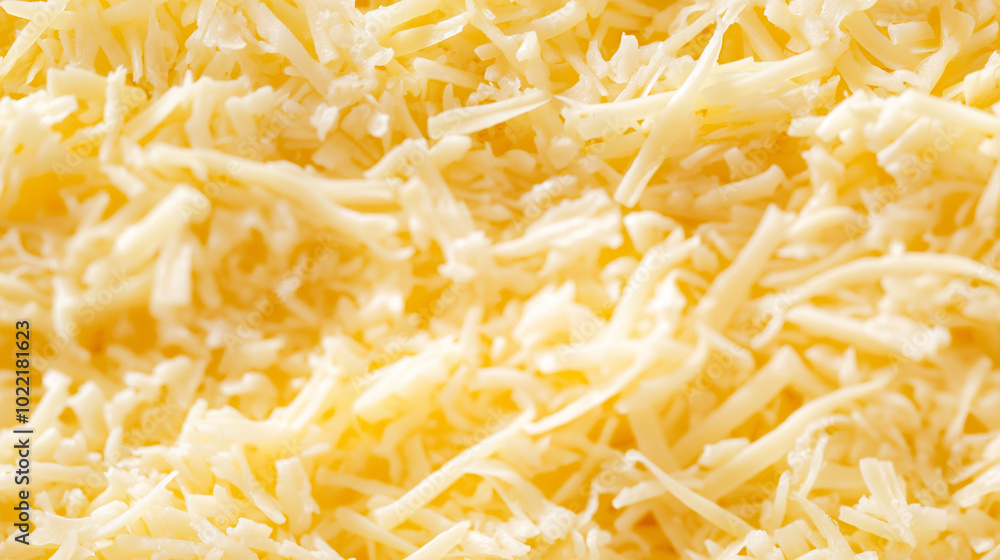 a close-up, top-down view of shredded cheese spread across the entire frame, filling the image with its rich yellow color and fine, delicate texture a close-up, top-down view of shredded cheese spread across the entire frame, filling the image with its rich yellow color and fine, delicate texture