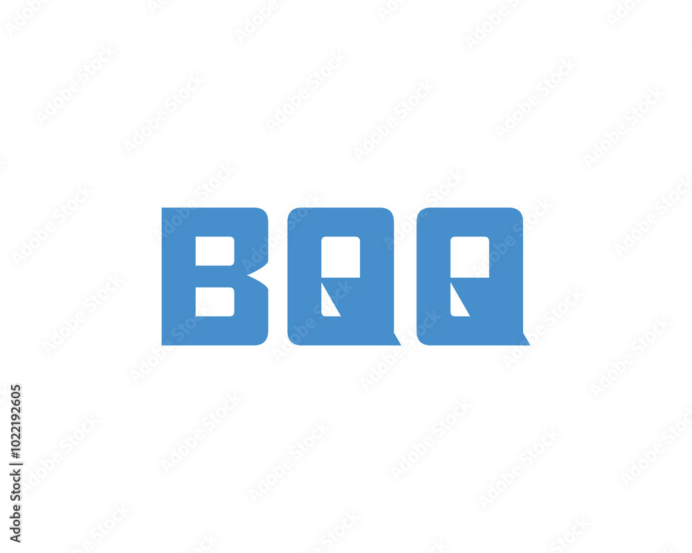 BQQ logo design vector template. BQQ BQQ logo design vector template. BQQ