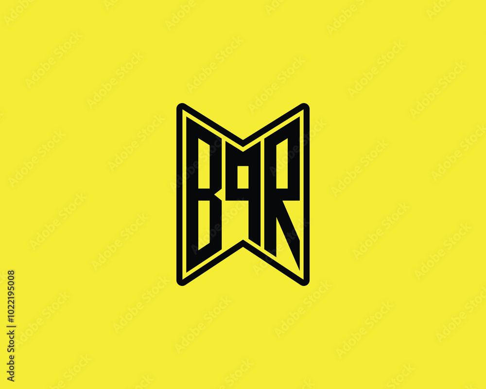 BQR logo design vector template. BQR BQR logo design vector template. BQR