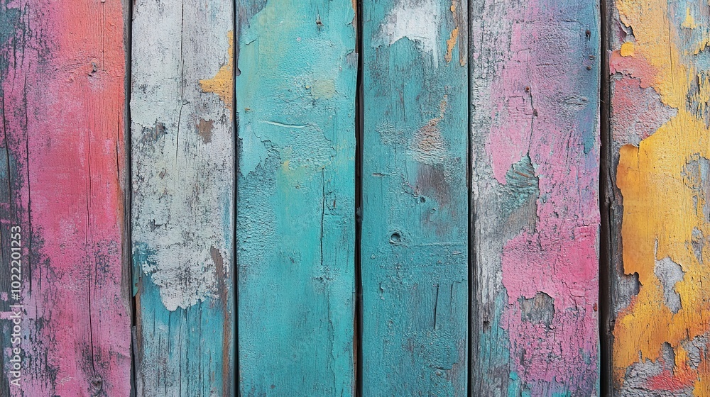 Vibrant Colorful Wooden Planks Background Texture Vibrant Colorful Wooden Planks Background Texture