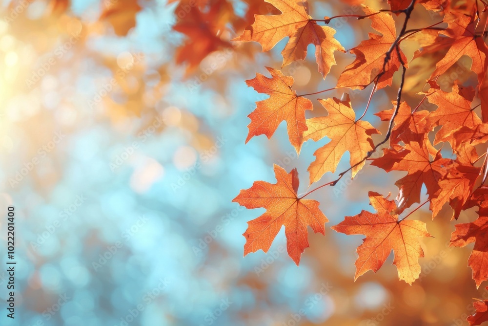 Fallen Leaves Season Background created with Generative AI Fallen Leaves Season Background created with Generative AI