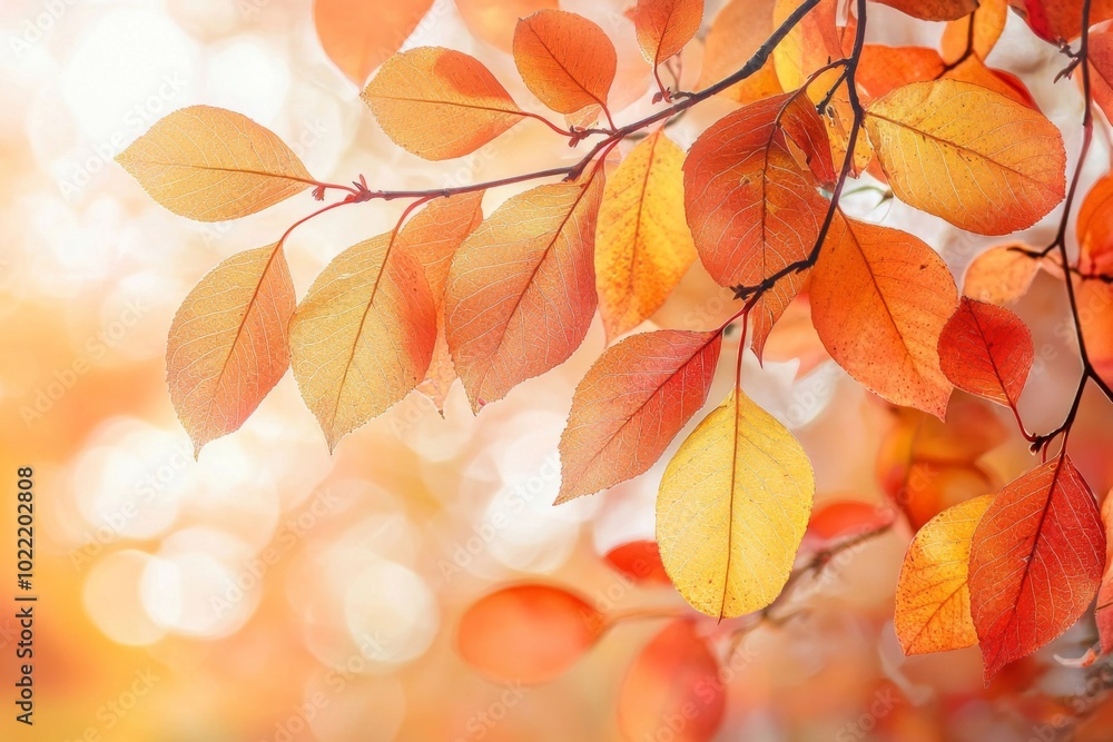 Fallen Leaves Season Background created with Generative AI Fallen Leaves Season Background created with Generative AI