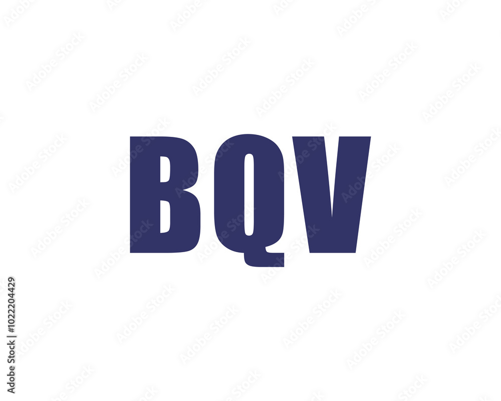 BQV Logo design vector template. BQV BQV Logo design vector template. BQV