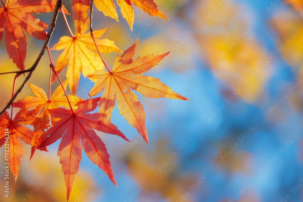 Fallen Leaves Season Background created with Generative AI Fallen Leaves Season Background created with Generative AI