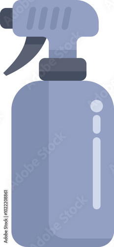Spray bottle is dispensing a cleaning solution, perfect for illustrating housekeeping and sanitation