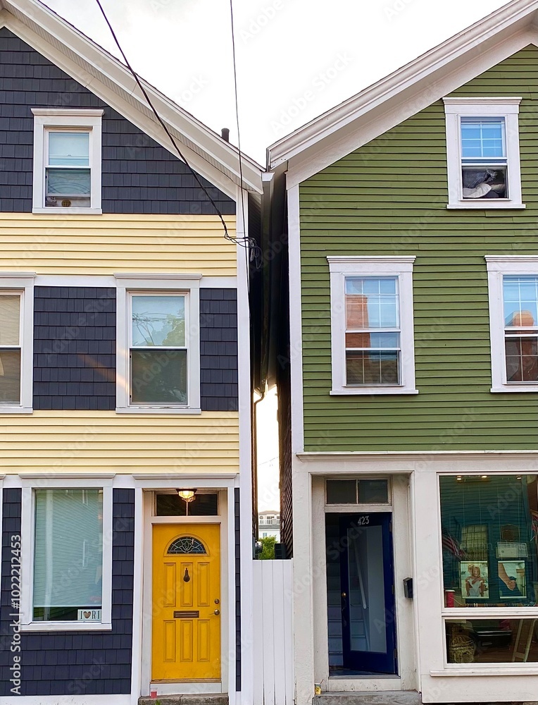 Fototapeta premium row of houses